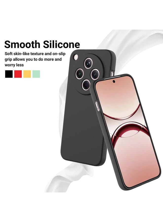 اس-توب جراب لهاتف OPPO Find X8 مصنوع من السيليكون السائل المقاوم للصدمات بلون نقي - Image 3