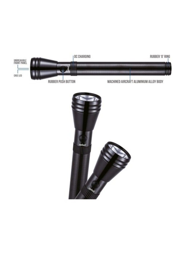 Sanford Rechargeable Torch 3SC 5W Black 2 in 1 - Image 3