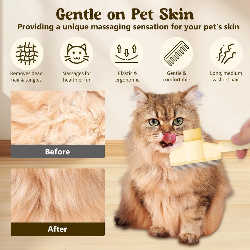 Fejytor Pet Brush (yellow) - Image 2