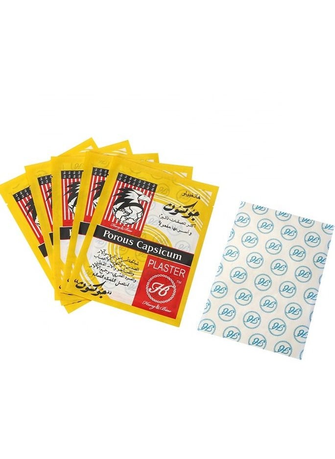 Generic 5 pcs Medical Adhesive Porous Muscle Pain Relief Capsicum Patch Plasters 