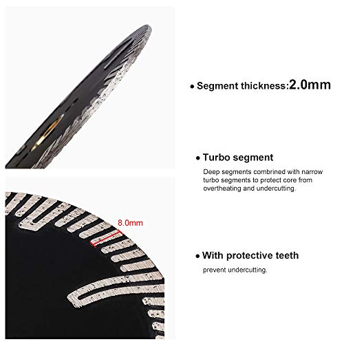 Casaverde Diamond Turbo Cutting Blade for Granite and Marble (4.5) - Image 4