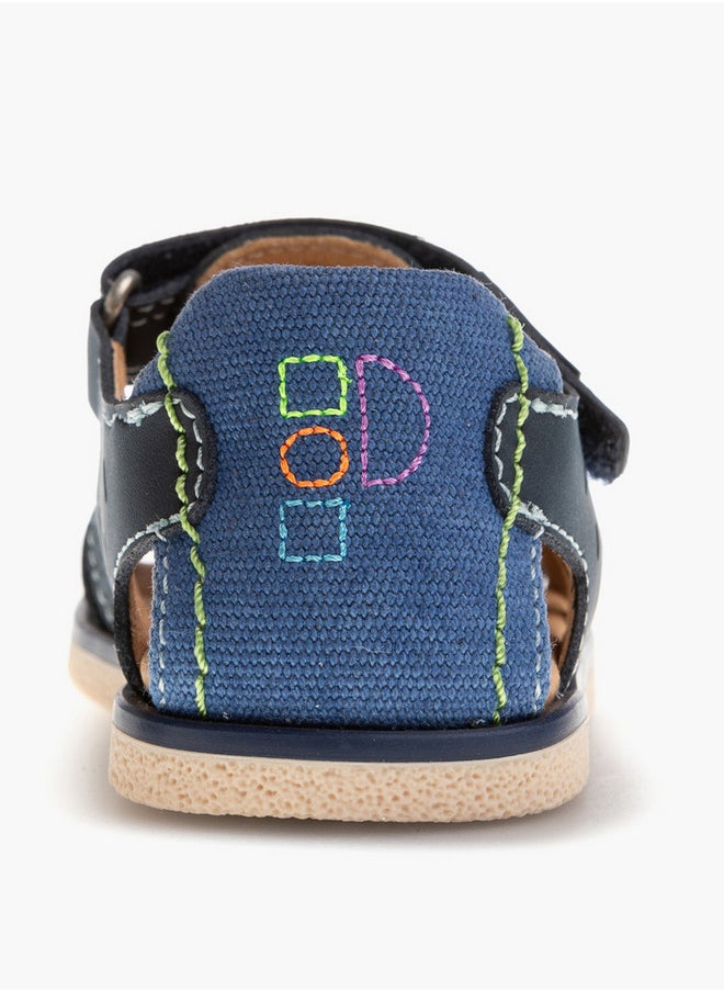 Pablosky Boys' Panelled Strap Sandals with Hook and Loop Closure  - Image 3