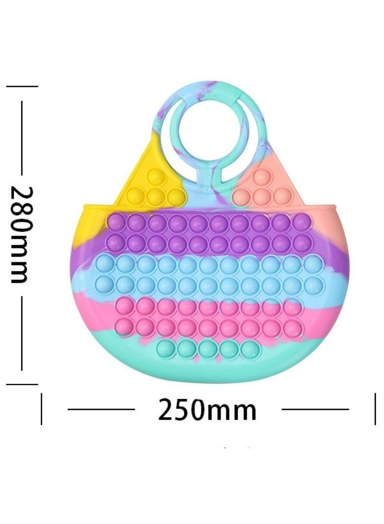 Prime by javaudan Prime Hand Bag, Pop Fidget It Purse, Popper Push Bubble Sensory Stress Release Toy For Kids, School Supplies Backpack - Image 2