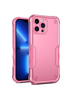Generic Case Cover For iPhone 13 Pro Max Non-slip Armor Phone Case Pink 