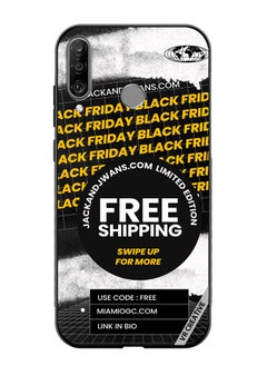 Protective Case Cover For Huawei P30 Lite Black Friday Design Multicolour