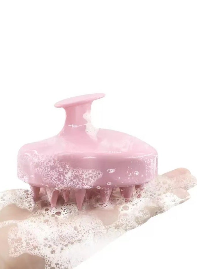 2 قطعة نوع رئيس هيئة مدلك فروة الرأس مدلك فرشاة لينة سيليكون الشعر الخشن الرعاية تدليك فروة الرأس الشامبو فرك اليد رئيس مدلك فروة الرأس الاسترخاء والتنظيف - Image 3