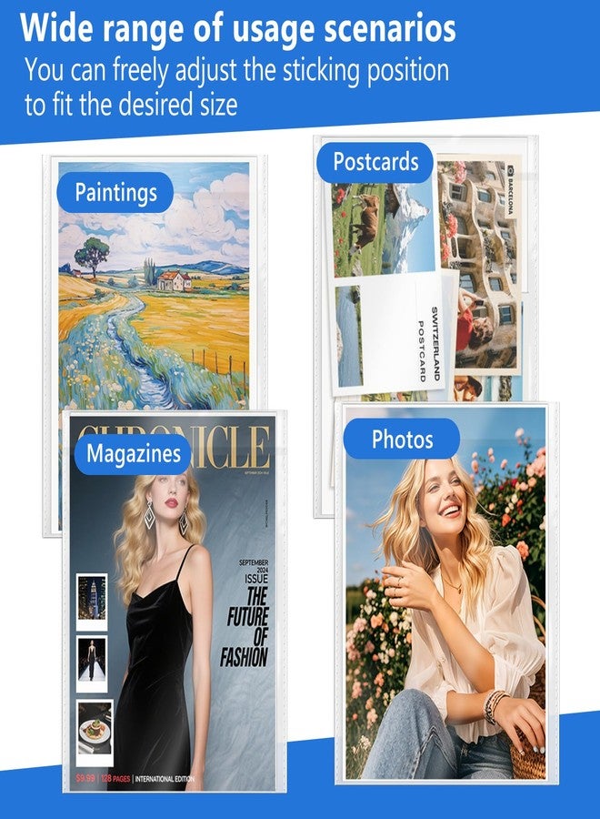DEDC Magazine Covers Plastic Protector Resealable Bags Magazine and Boards Pack Acid-Free Crystal Clear for Collectors Collectible Storage Display Comic Book Collection - Image 5