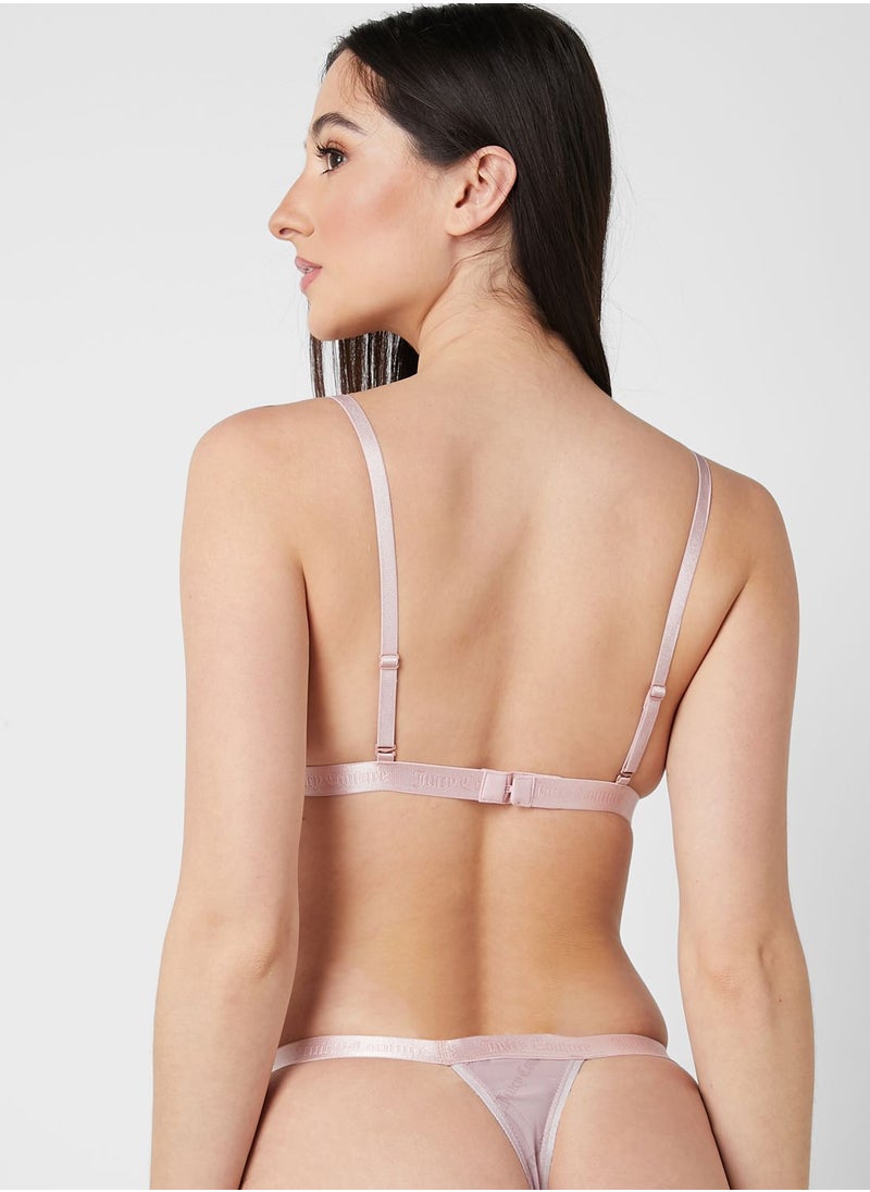 Juicy Couture - Mesh Detail Thong - Image 1