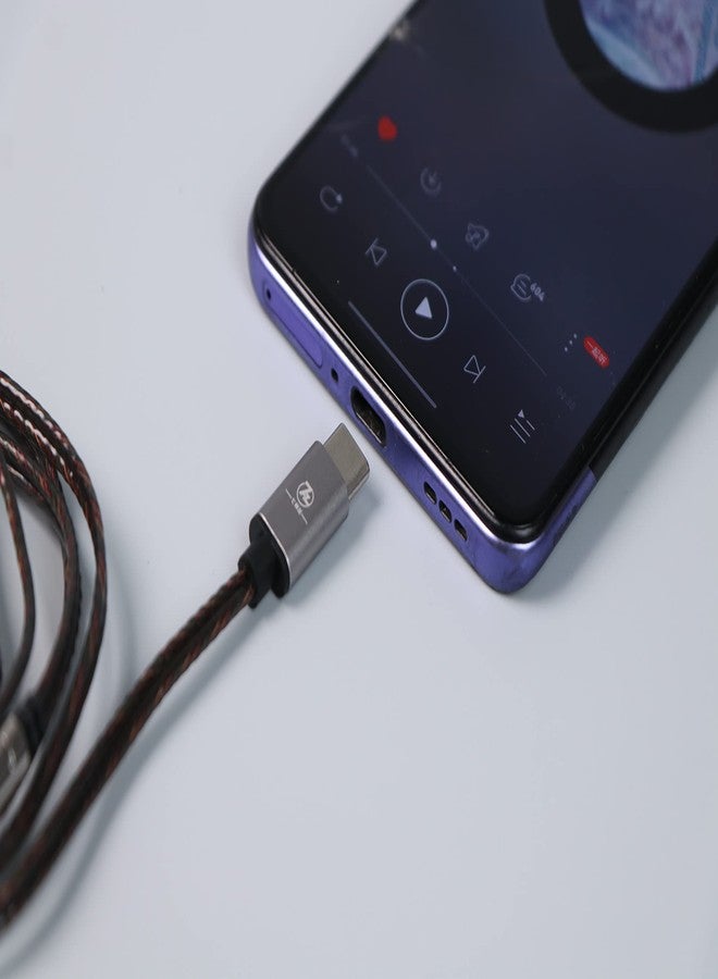 سماعات أذن داخلية Linsoul 7Hz Salnotes Zero HiFi بمحرك ديناميكي 10 مم وميكروفون، مزودة بغشاء معدني مركب ولوحة أمامية من الفولاذ المقاوم للصدأ وكابل OFC قابل للفصل ثنائي الدبابيس (أحمر، مع ميكروفون، من النوع C). - Image 3