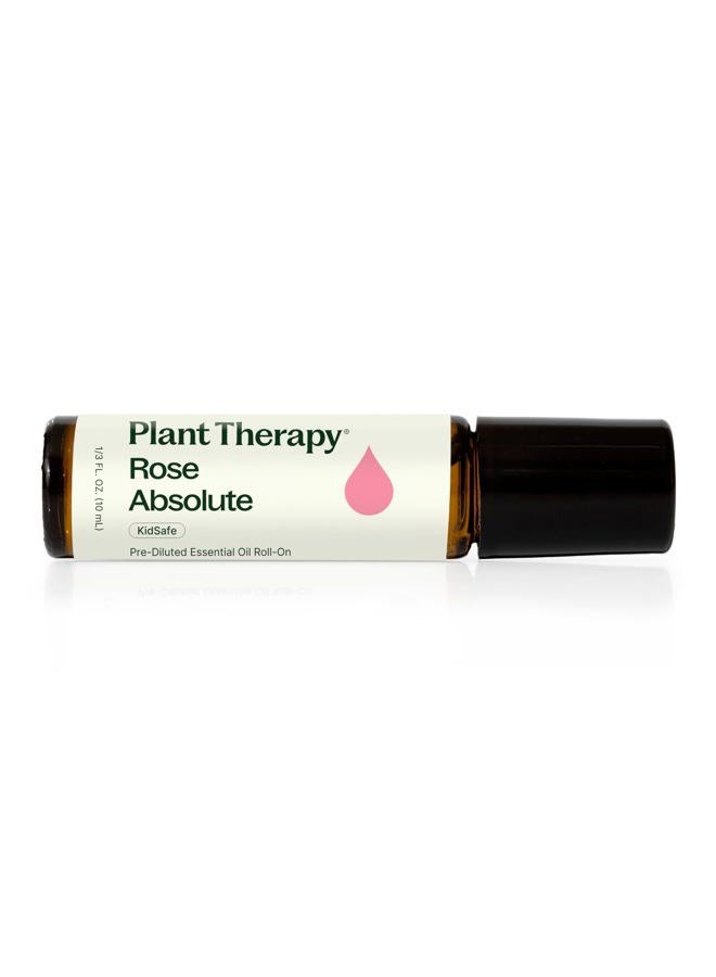 Plant Therapy Rose Absolute Pre-Diluted Essential Oil Perfume Roll-On 10 mL (1/3 oz) 100% Pure, Natural Aromatherapy, Therapeutic Grade - Image 1