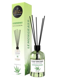 Gulf Orchid Gulf Orchid Lemongrass Reed Diffuser 110ml for Home & Office  - Image 1