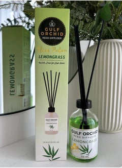 Gulf Orchid Gulf Orchid Lemongrass Reed Diffuser 110ml for Home & Office  - Image 2