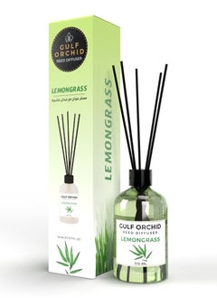 Gulf Orchid Gulf Orchid Lemongrass Reed Diffuser 110ml for Home & Office  - Image 3