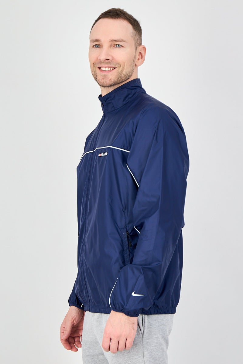 Nike Men Storm Fit Long Sleeve Running Jacket, Navy - Image 2