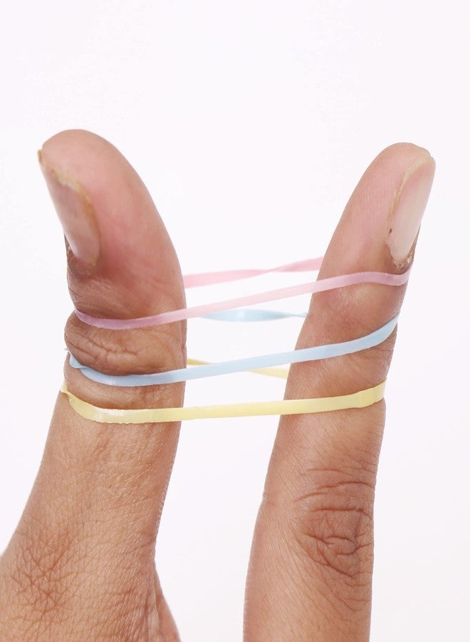 Honbon Small Elastics Stretchy Hair Tie Ponytail Hair Rubber Band Holder for Women and Girls/kids 150 Count (Pack of 1) - Image 5
