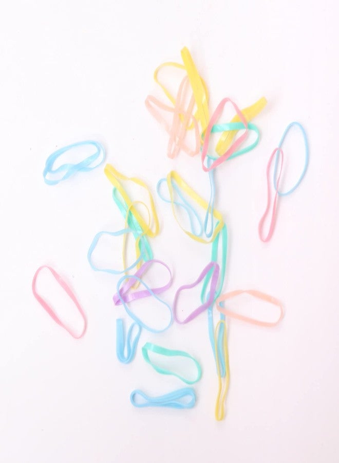 Honbon Small Elastics Stretchy Hair Tie Ponytail Hair Rubber Band Holder for Women and Girls/kids 150 Count (Pack of 1) - Image 4