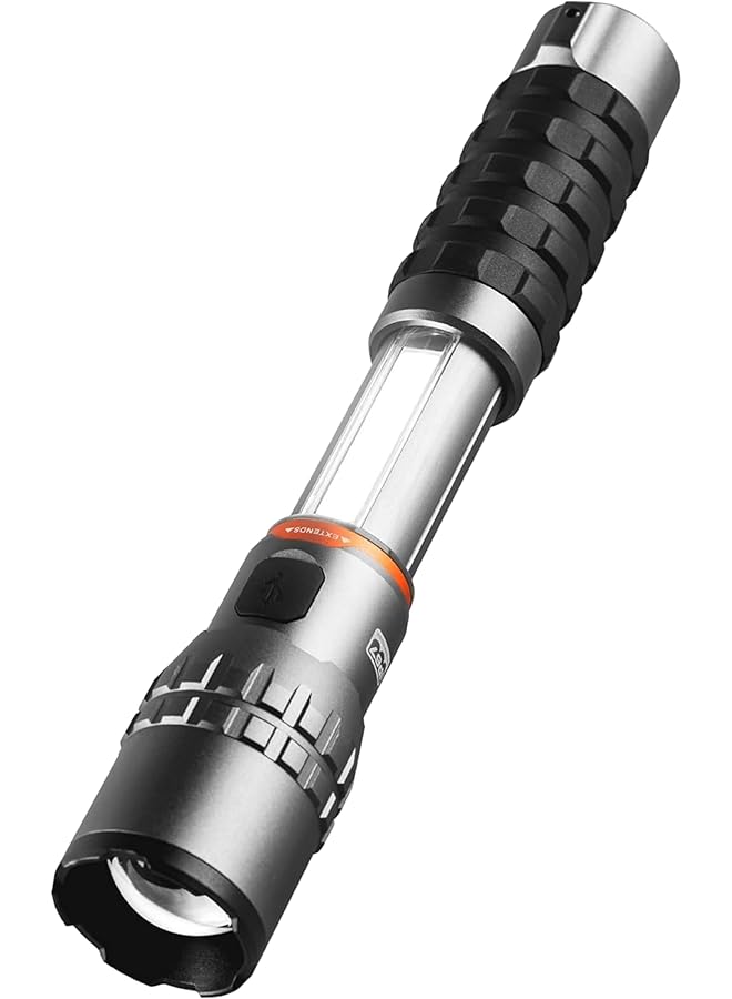 NEBO SLYDE KING 2K 2 000 Lumen Rechargeable Flashlight and 500 Lumen Work Light With Magnetic Base - Image 1