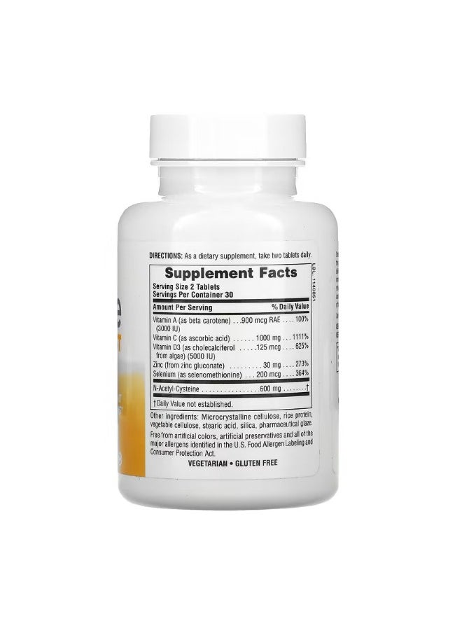 NaturesPlus Immune Boost 60 Tablets  - Image 2