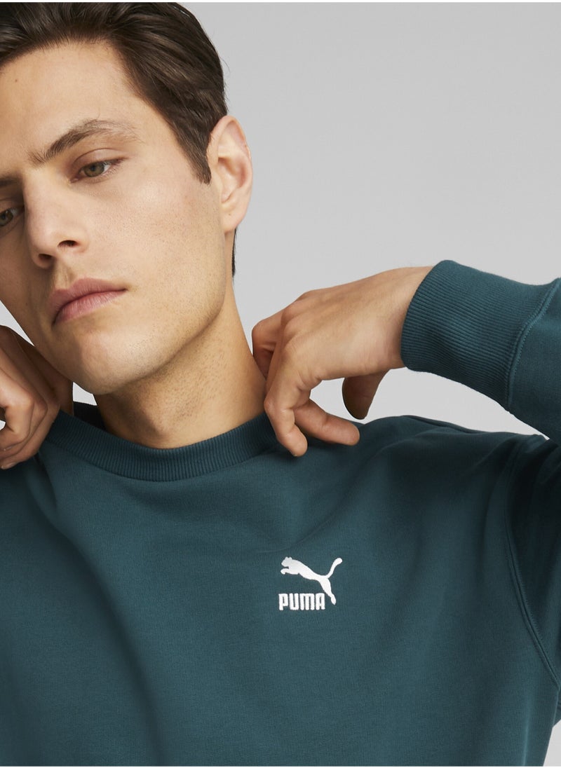 PUMA - Classics Mens Relaxed Crewneck Sweatshirt - Image 1