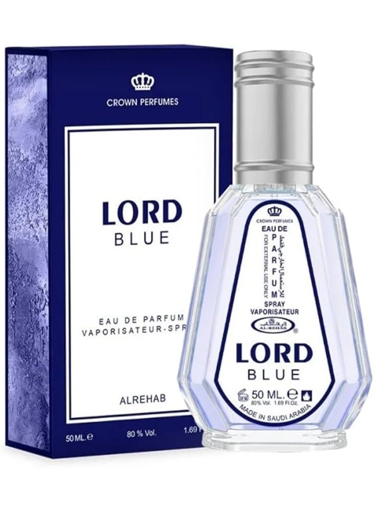 الرحاب عطر لورد بلو او دي بارفان من الرحاب 50 مل - Image 1