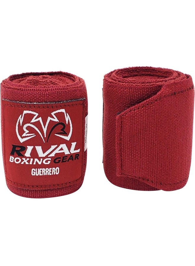 RIVAL Boxing RHWG Guerrero Elastic Handwraps, Available in 5 Sizes, Perfect Hybrid of Mexican and Traditional Style Hand Wraps, Superior Tension with a Thicker, Comfortable Wrap for Added Strength