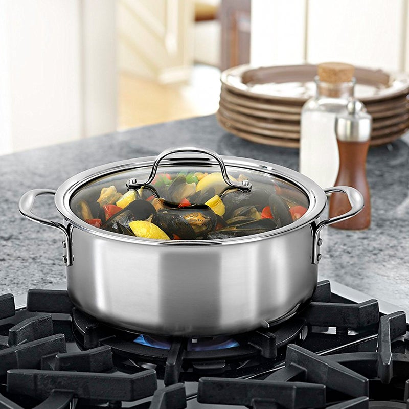 Calphalon Tri-Ply Stainless Steel Cookware, Dutch Oven, 5-quart - Image 5