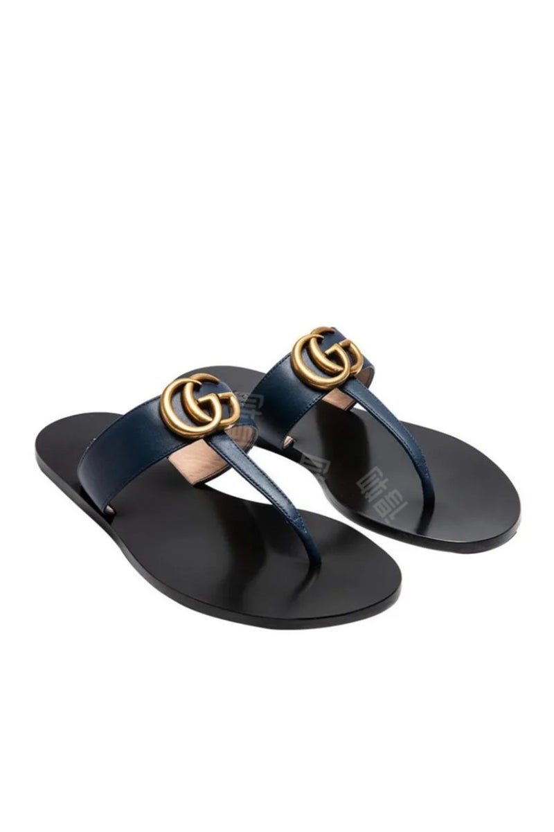 GG MARMONT T-STRAP WOMEN'S FLIP SANDALS - Image 1