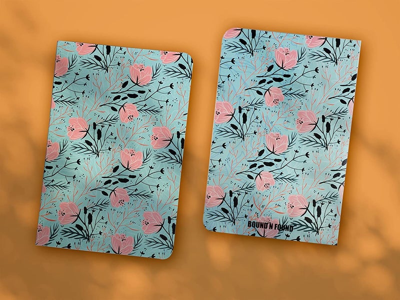 BOUND N FOUND 90 GSM A5 Journal: 160 Pages | Ruled | (Flower) - Image 5