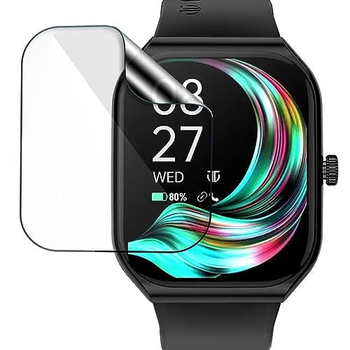 FCS || 3 Pcs || Screen Guard For Titan Smart Watch 3.0 with 1.96 Inch Watch Screen Protector | 0.125mm Screen Protector for Titan Smart Watch 3.0 Screen Guard (Pack of 3) - Image 1
