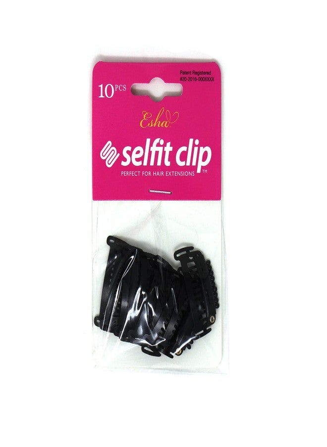 إشا مجموعة إيشا، مشابك سيلفي، 10 قطع (أسود) لوصلات الشعر - Image 2