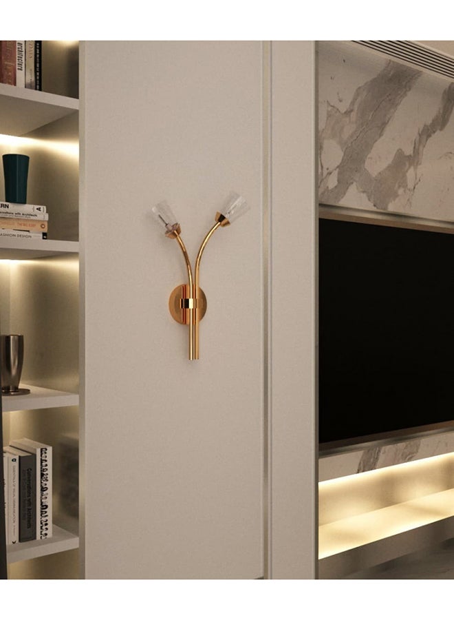 يوكاندل أباجورة حائط مودرن جولدن 62 سم - Image 3
