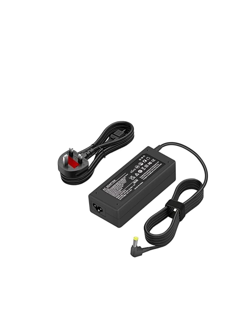 Terabyte 65W 19V 3.42A Laptop Charger for Toshiba Satellite 5.5 X 2.5mm - Image 1