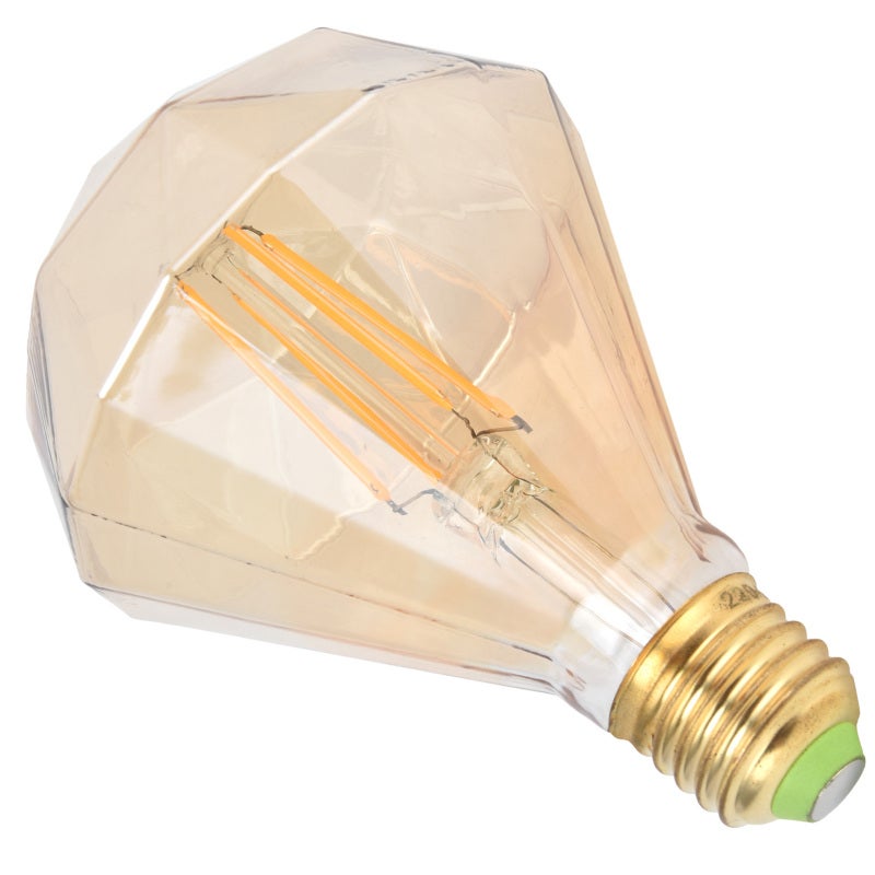 Dimmable Led Filament Bulb: Gold Transparent Glass, Flexible Filament, Vintage Shape - E27 Decorative Bulb for Home Kitchen, Living Room, Bedroom, Coffee Shop - Image 2
