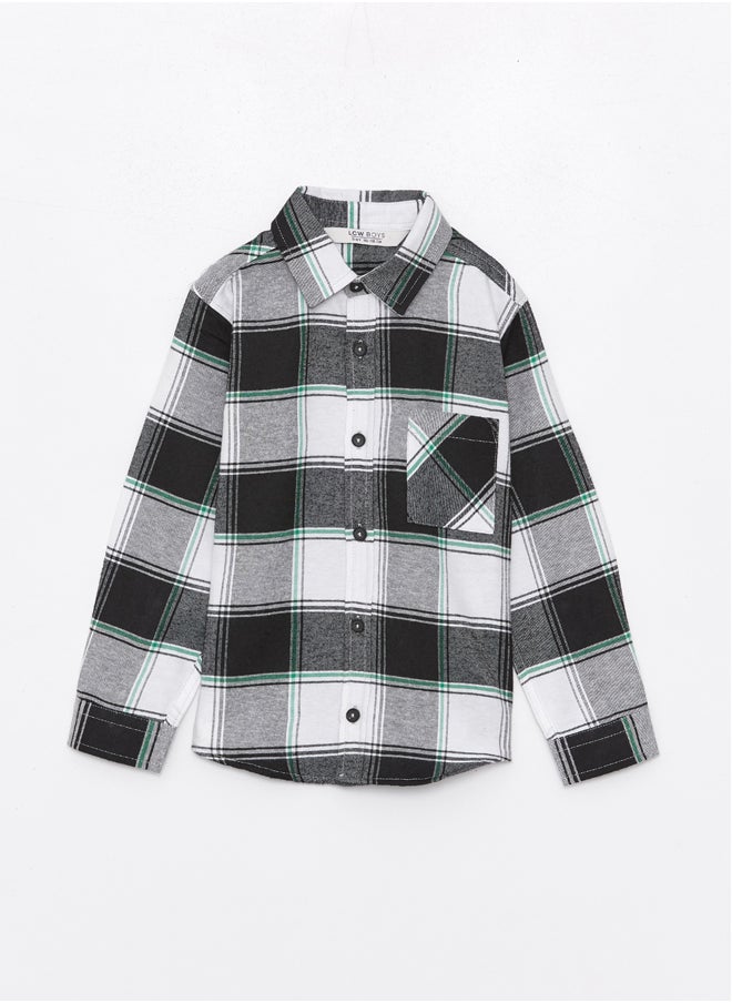 Plaid Long Sleeve Boy Shirt - pzsku/ZF77A69CAB362D2819968Z/45/_/1735652070/f05a4306-8a93-4879-89da-40c83cdc6f2b