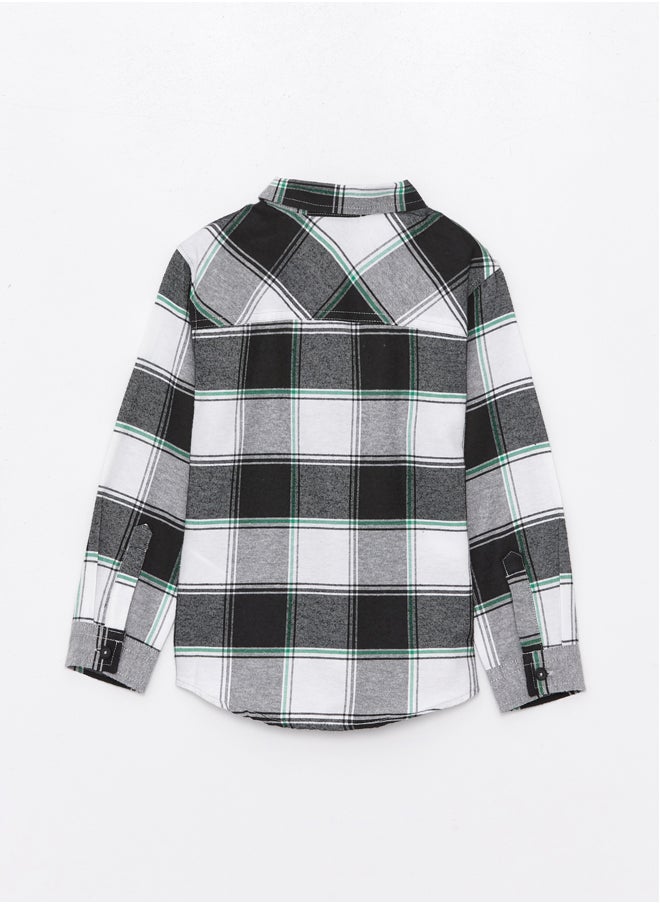 Plaid Long Sleeve Boy Shirt - pzsku/ZF77A69CAB362D2819968Z/45/_/1735652072/6b664d79-50f9-4144-a22f-369acd6ef717