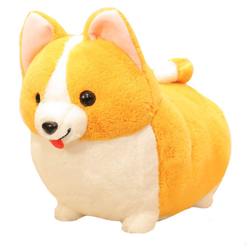 123Arts Cartoon Corgi Dog Soft Plush Throw Pillow Animal Pillow Plush Toy - Image 1