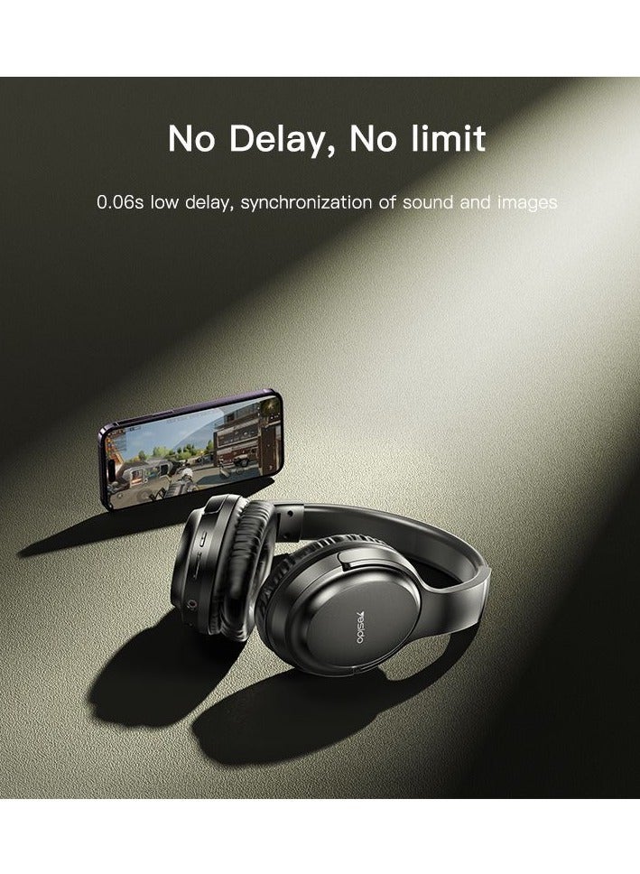 Yesido Wireless On-Ear Headphones - Pure Bass EP04 Foldable  Wireless Earphones HD HIFI - Image 2