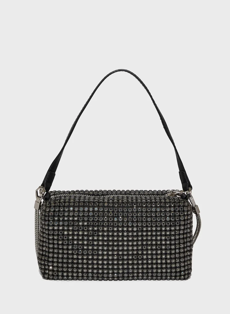 Ella Limited Edition Rhinestone Detail Box Clutch
