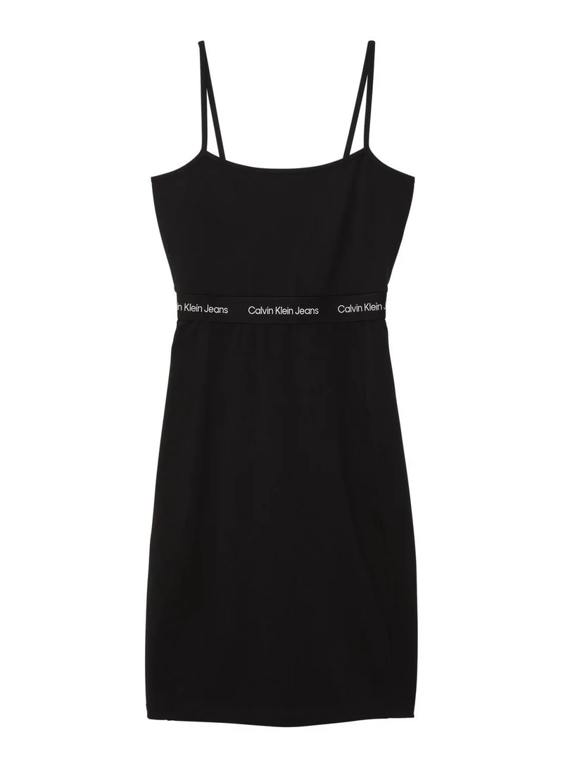 Calvin Klein Jeans black Strappy Mini Dress for Women | Best Price UAE