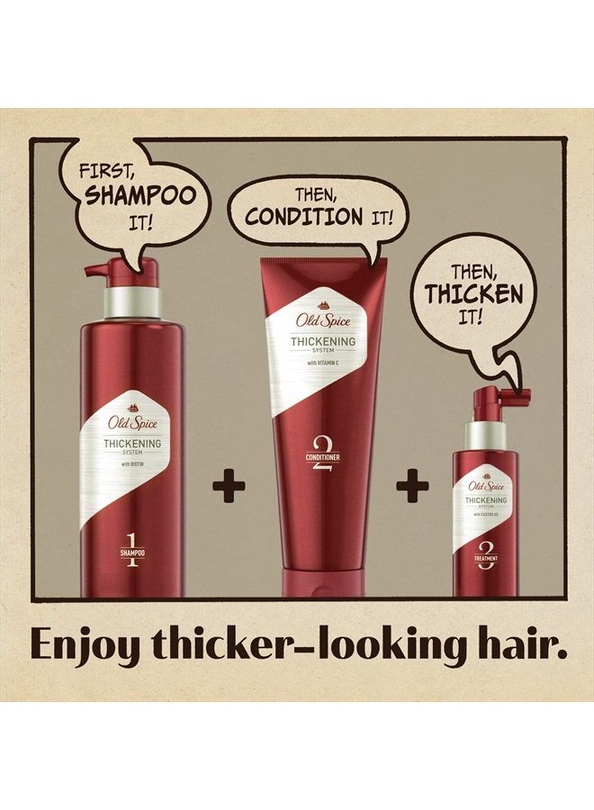Old Spice Hair Thickening Treatment for Men, Infused with Castor Oil, Step 3, 3.7 Fl Oz - Image 3