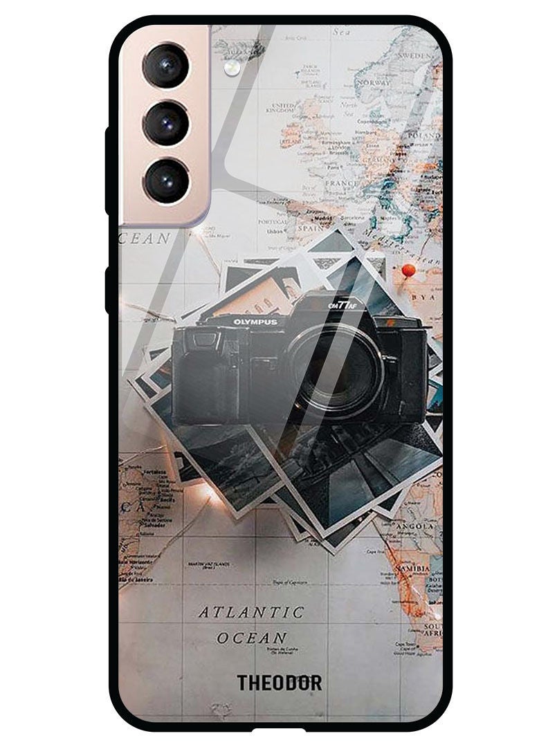 Theodor Protective Tempered Glass Case Cover Samsung Galaxy S21  Camera - Image 1