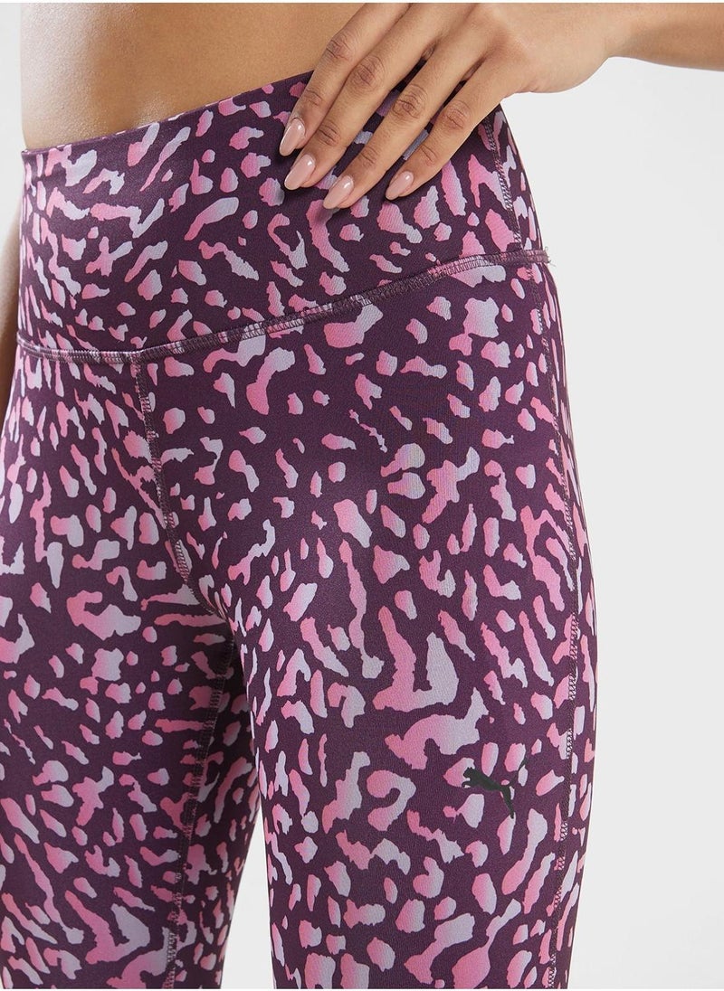 PUMA Favorite Aop High Waist 7/8 Tights - Image 3