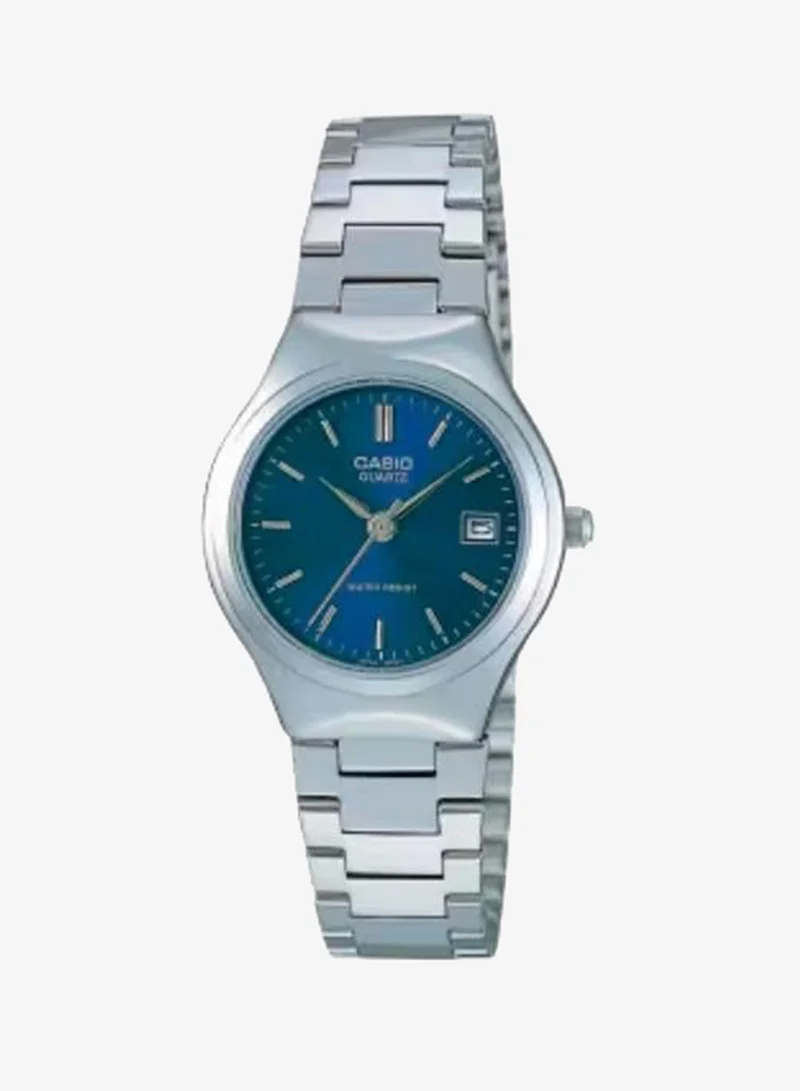 كاسيو Women's Analog Display Watch With Silver Stainless Steel Strap - LTP-1170A-2A