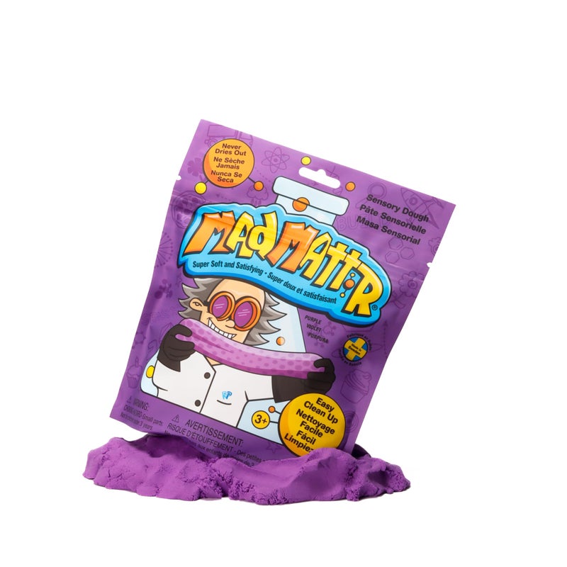 Mad Mattr is the Addictive SuperSoft and Satisfying DoughLike Material that Shapes and molds Easily and Never Dries Out Purple 10oz - Image 2