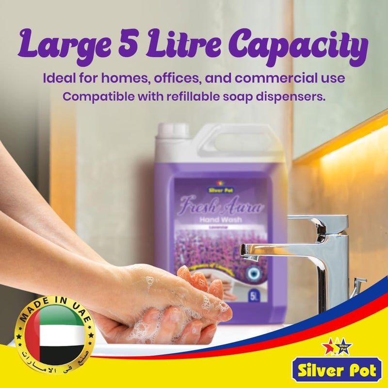 Silver Pot Lavender Hand Wash - 5 Liters - Image 3