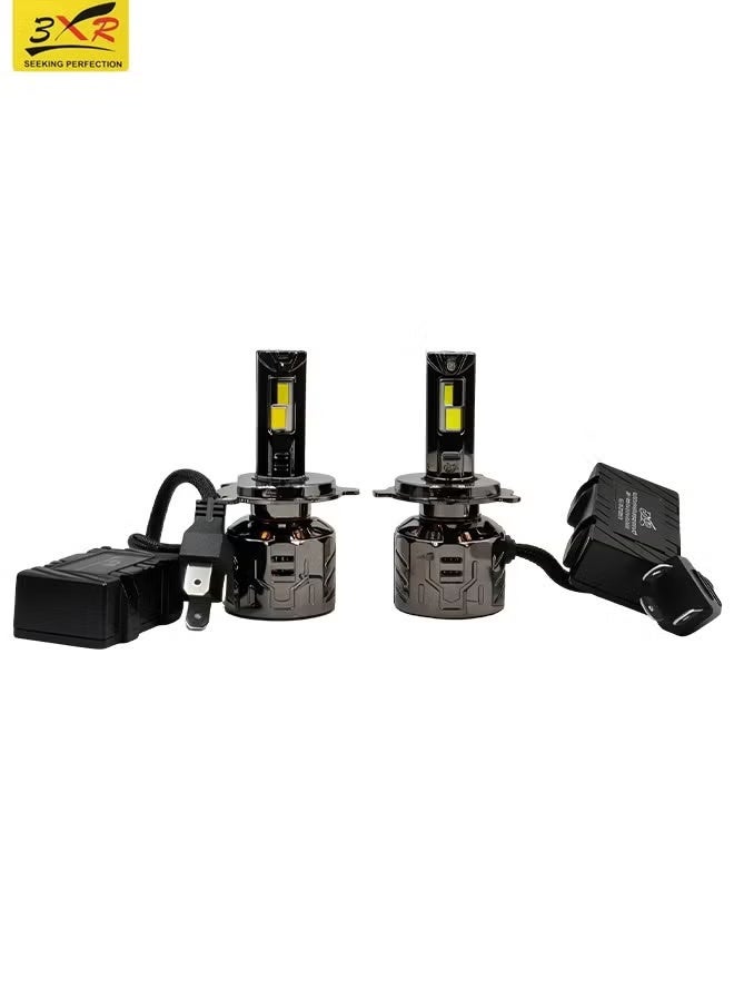 3XR P130 LED Headlight 260W 30000LM 12V Dual Beam 6500K Cool White IP65 Waterproof, High Power Fan Cooling Long Life Auto Headlamp. - Image 1