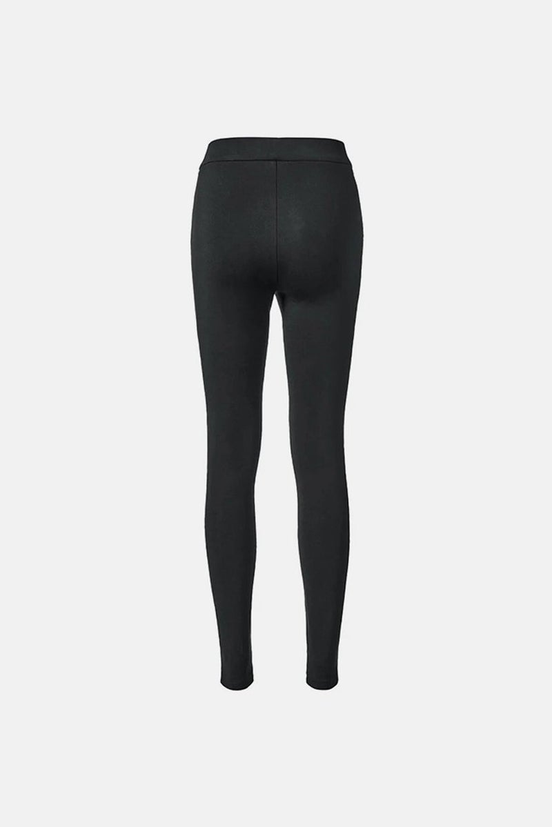 Tchibo Women Regular Fit Plain Pants, Black  - Image 3