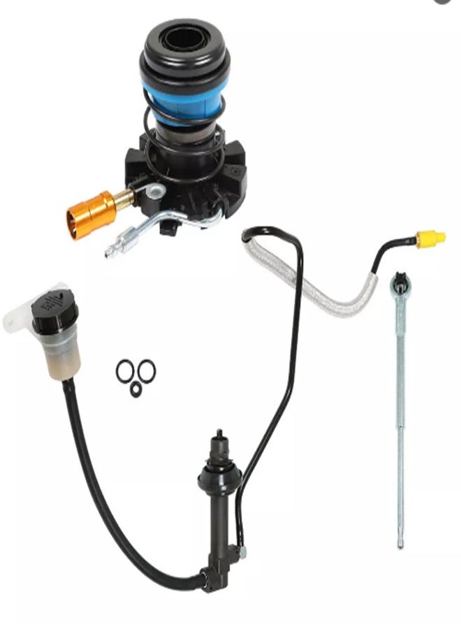 Prefer Warehouse Pre-filled Clutch Master & Slave Cylinder Line Kit Compatible with Ford Ranger Explorer Mazda B2300 B2500 B3000 B4000 2001-2011 CC649042, 13865010, 13665619 - Image 1