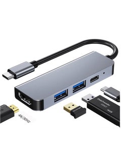 Wozlo Type-C To HDMI 4K@30Hz Cable 1*usb3.0 + 1*usb2.0 + Pd 87W Converter Converter Adapter  - Image 5
