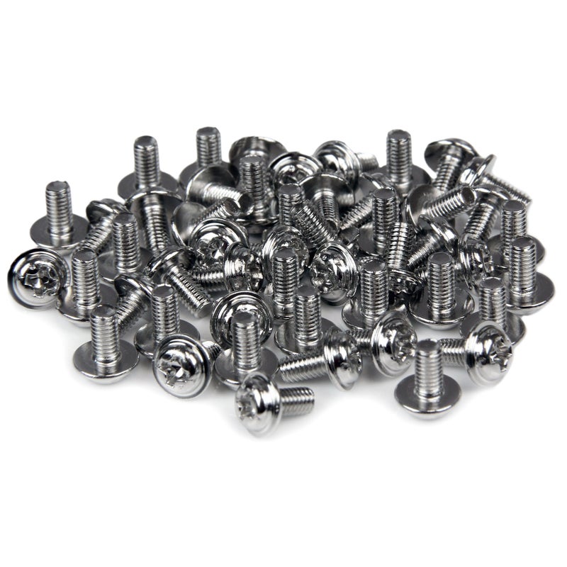 StarTech.com PC Mounting Computer Screws M3 x 1/4in Long Standoff - Screw kit - 0.2 in (Pack of 50), TAA (SCREWM3) - Image 2